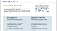 Desktop Screenshot of datavaultacademy.com